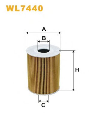 WIX FILTERS wl7440 -  Масляный фильтр